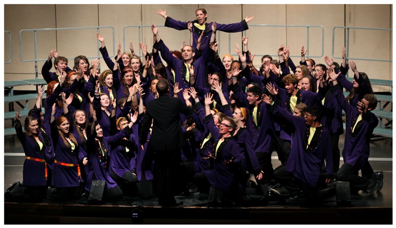 Kokopelli choir at Festival 500 in 2011.