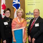 Susan Dyer Knight, Elaine Dobbin and Dr. Gary Kachanoski 